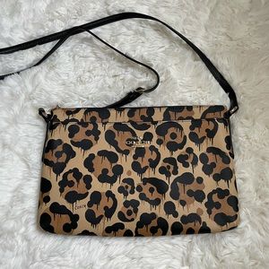 Leopard Print Crossbody Coach Purse